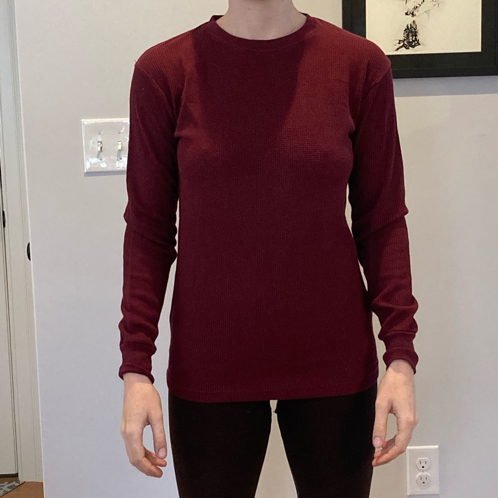 Architect Jean Company red thermal shirt, S